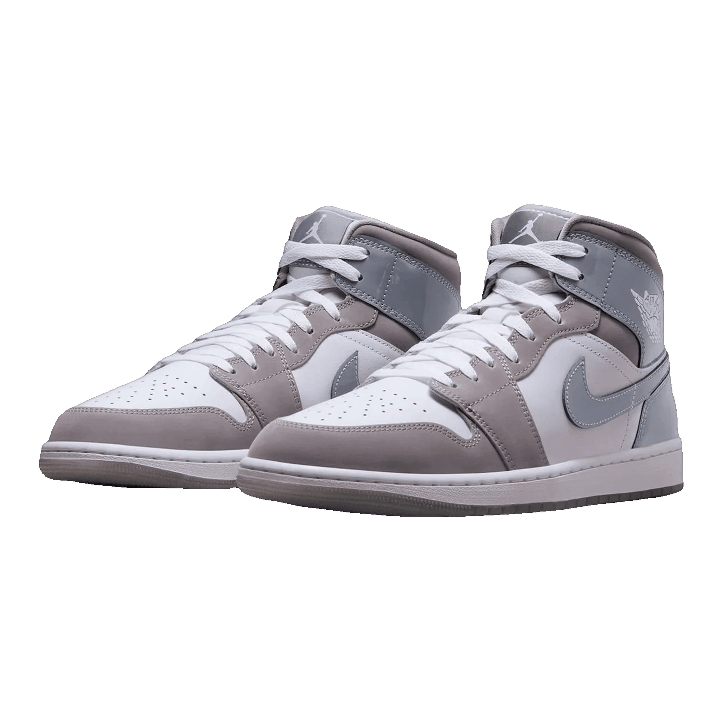 Nike Air Jordan 1 Mid SE White Medium Grey Cool Grey Side