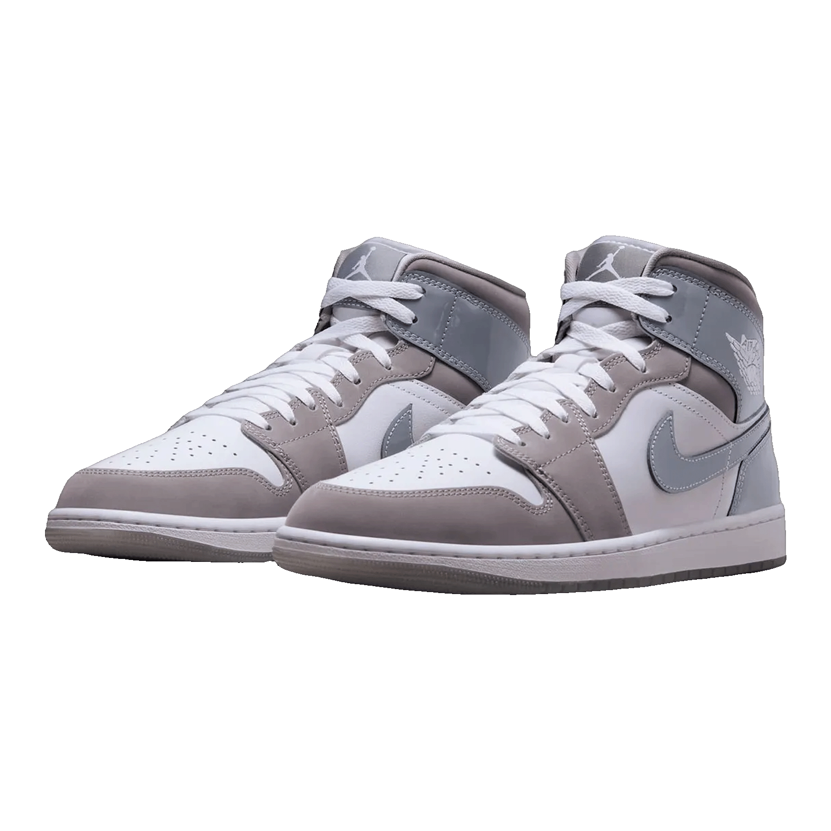 Nike Air Jordan 1 Mid SE White Medium Grey Cool Grey Side
