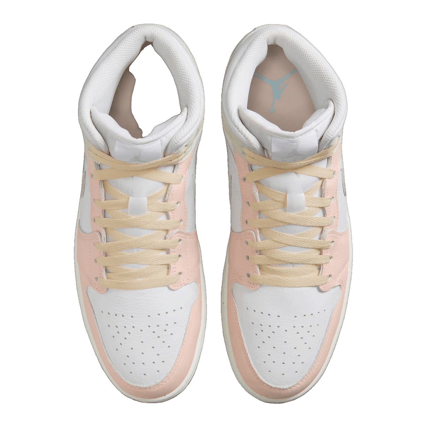 Nike Air Jordan 1 Mid SE White Sea Glass Glacier Blue Guava Ice Oben