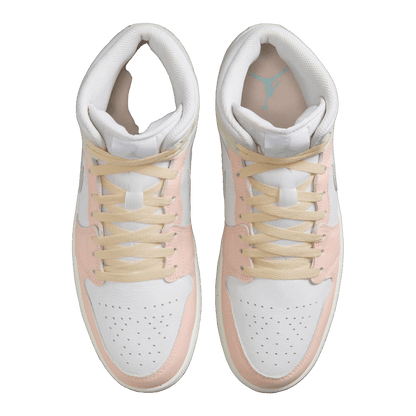 Nike Air Jordan 1 Mid SE White Sea Glass Glacier Blue Guava Ice Oben