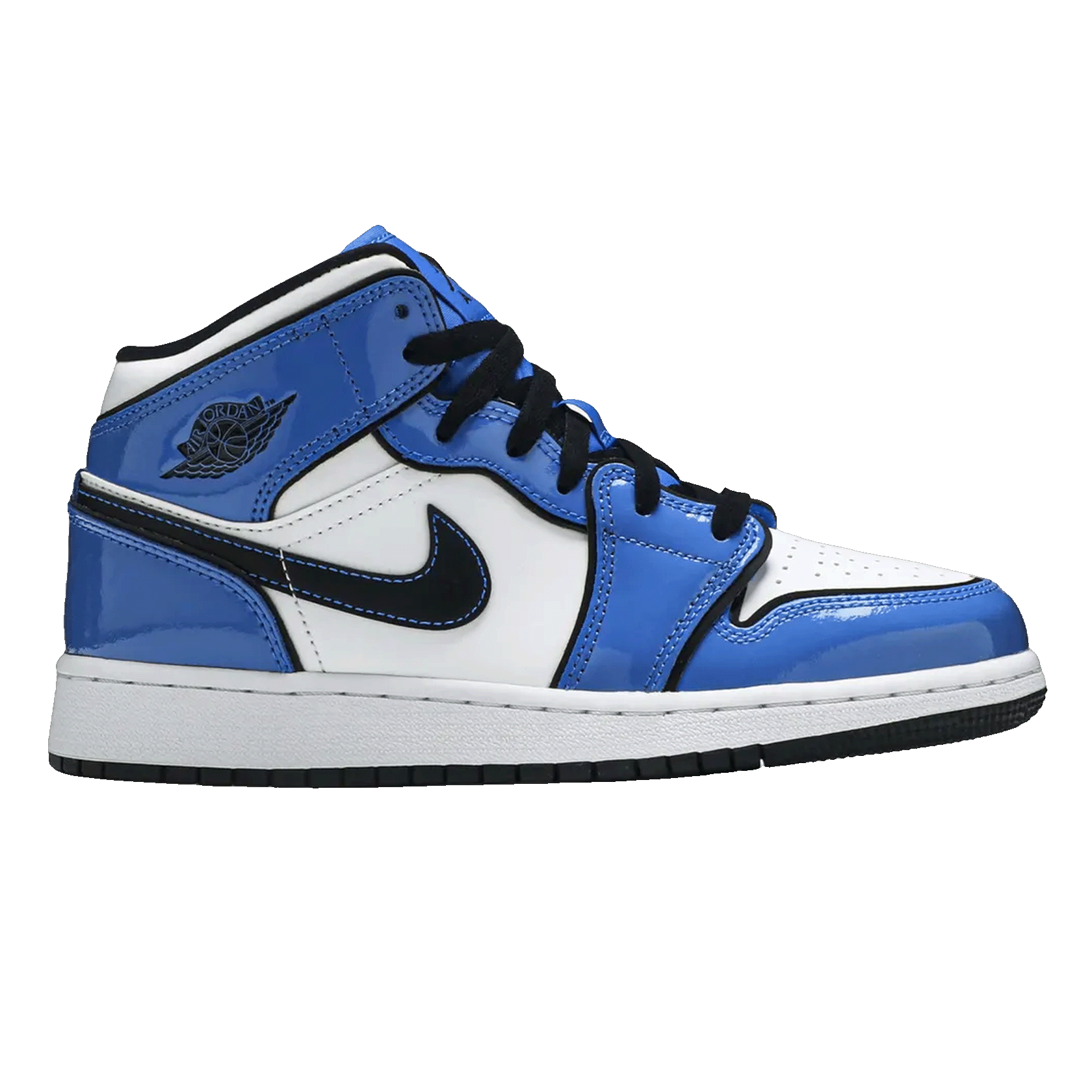 Nike Air Jordan 1 Mid Signal Blue (GS)