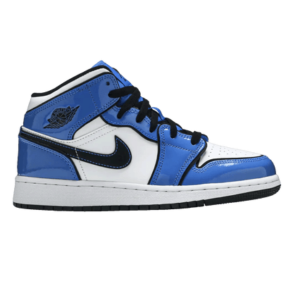 Nike Air Jordan 1 Mid Signal Blue (GS)