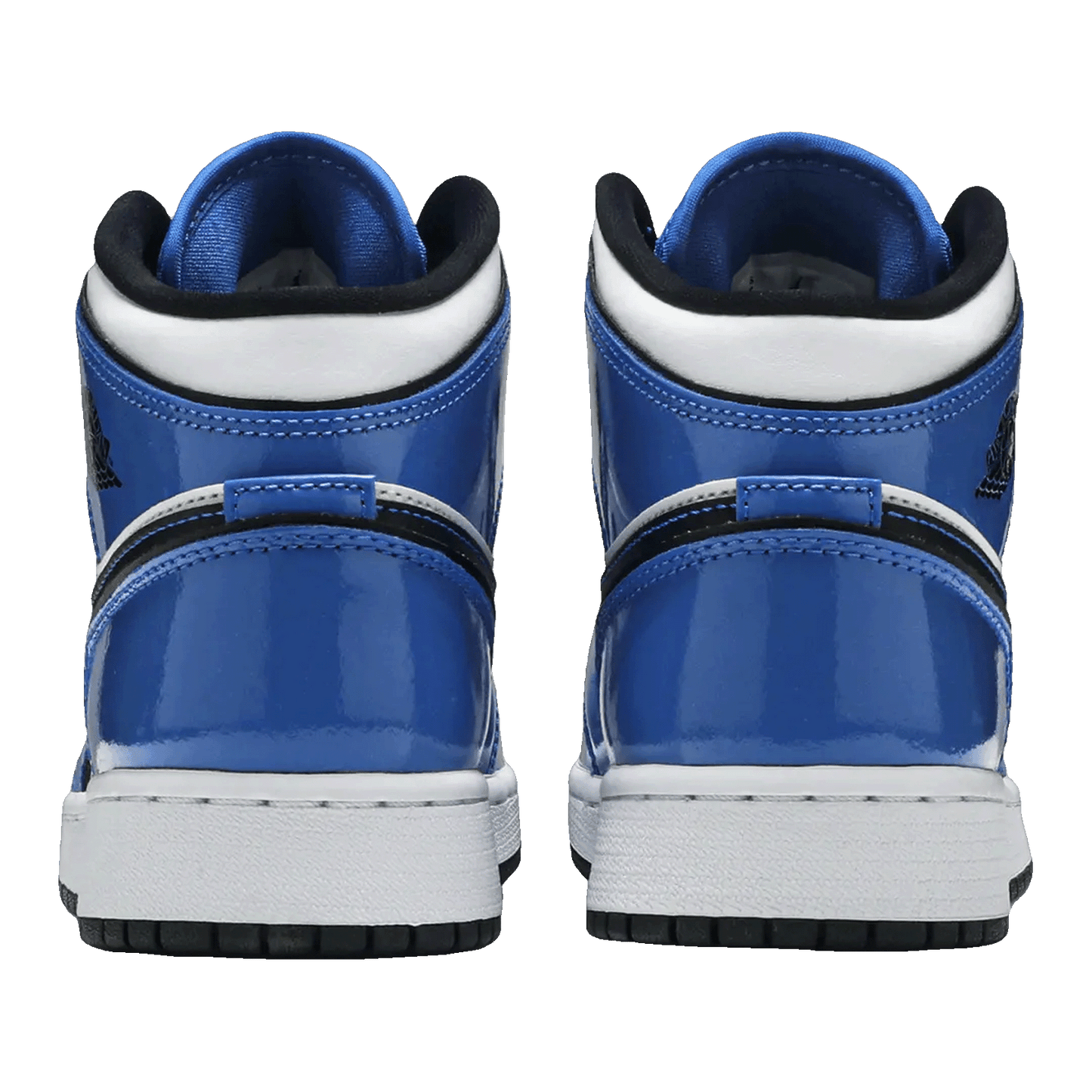 Nike Air Jordan 1 Mid Signal Blue (GS) Back