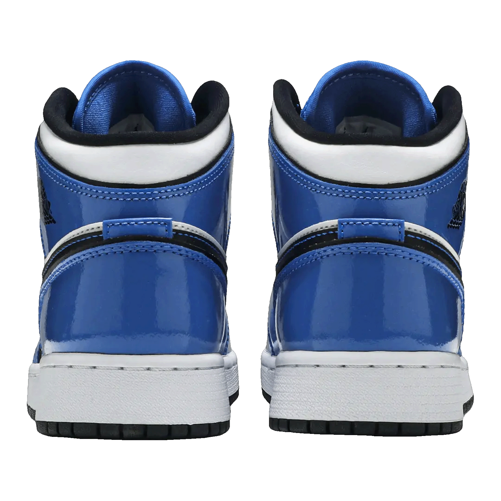 Nike Air Jordan 1 Mid Signal Blue (GS) Back