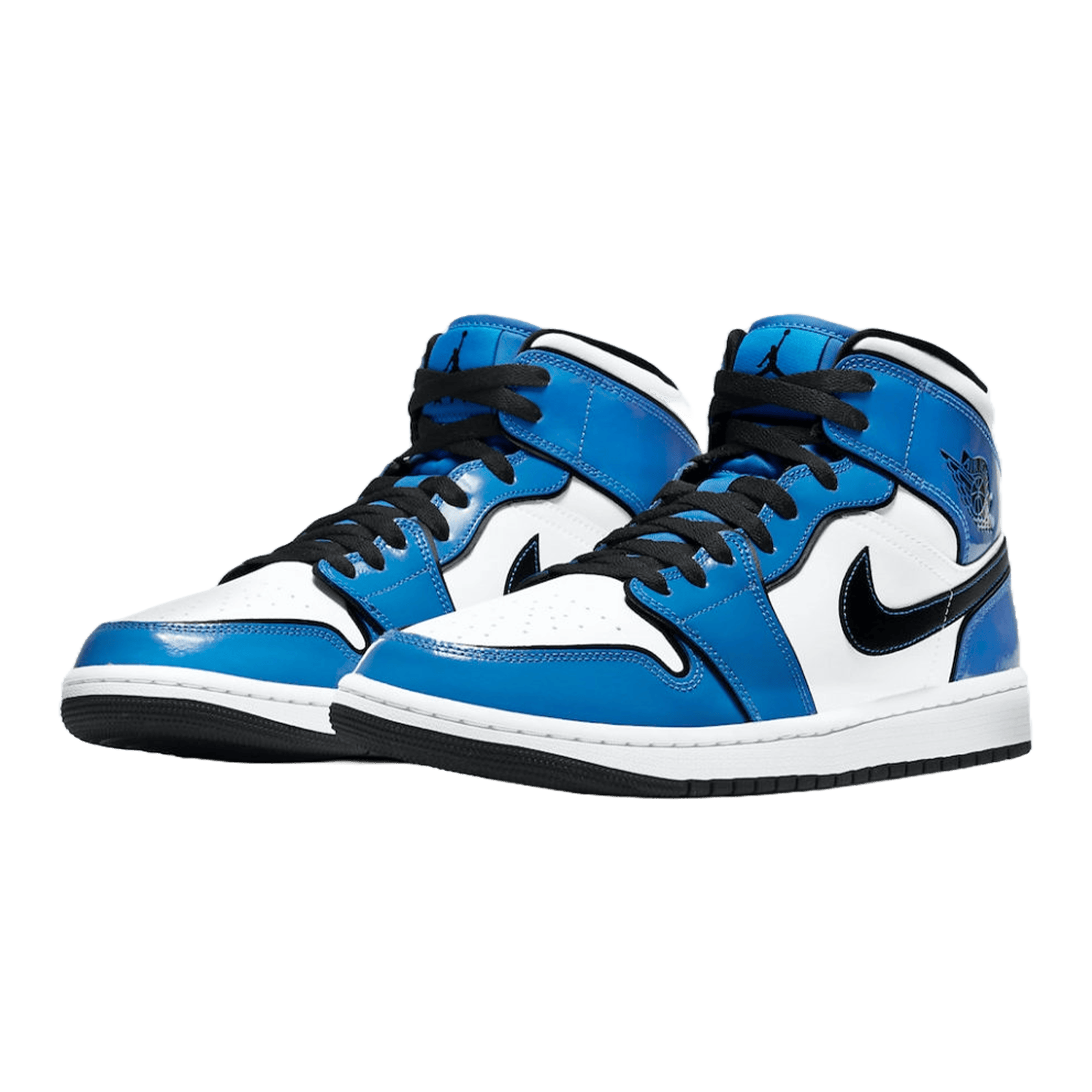 Nike Air Jordan 1 Mid Signal Blue Side