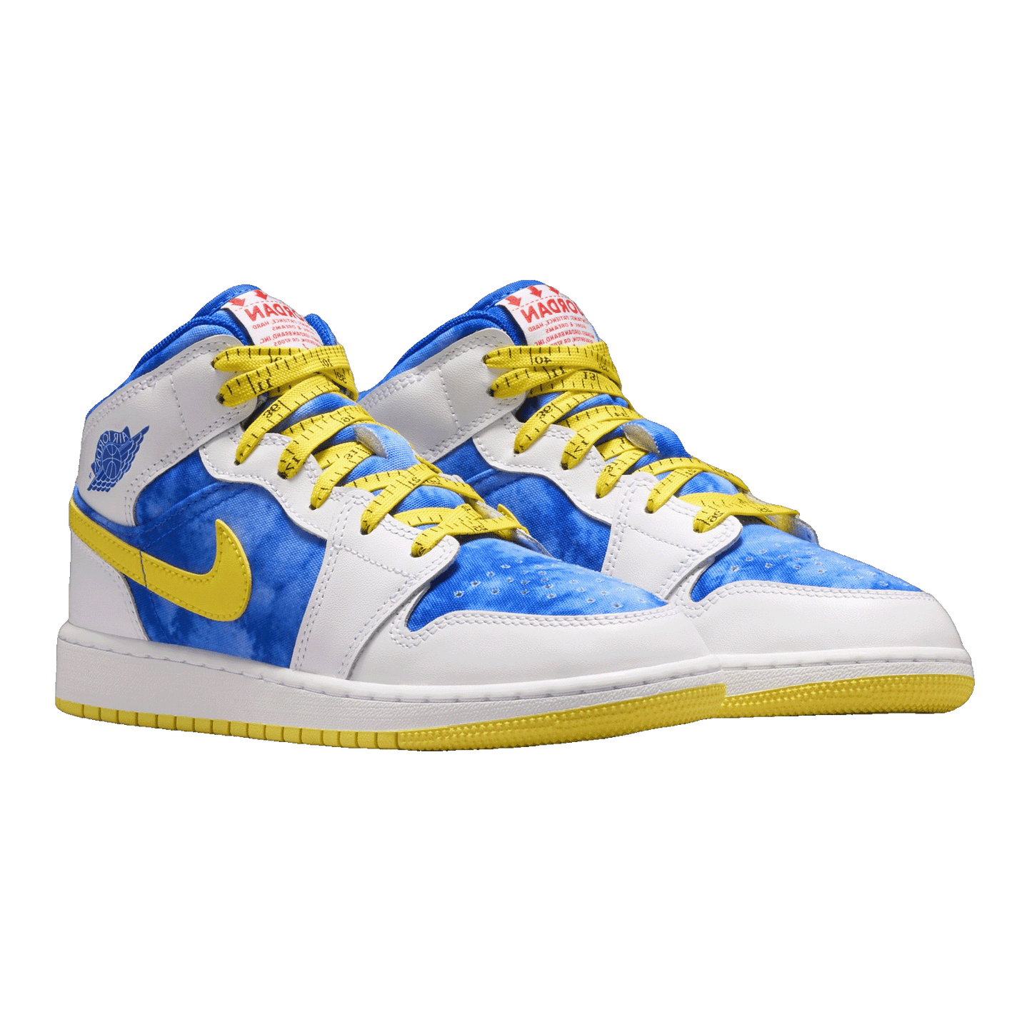 Nike Air Jordan 1 Mid Sneaker School Be Tall In Your Thinking (GS) Side