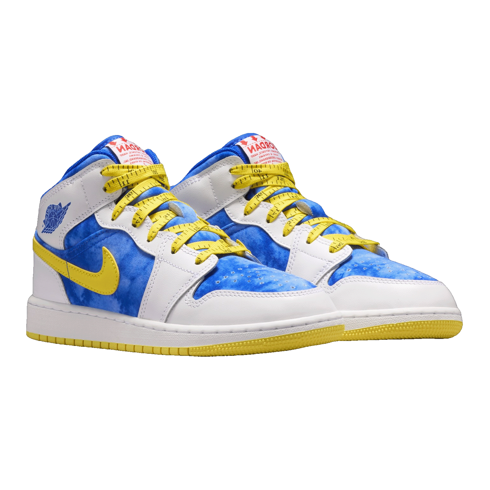 Nike Air Jordan 1 Mid Sneaker School Be Tall In Your Thinking (GS) Side