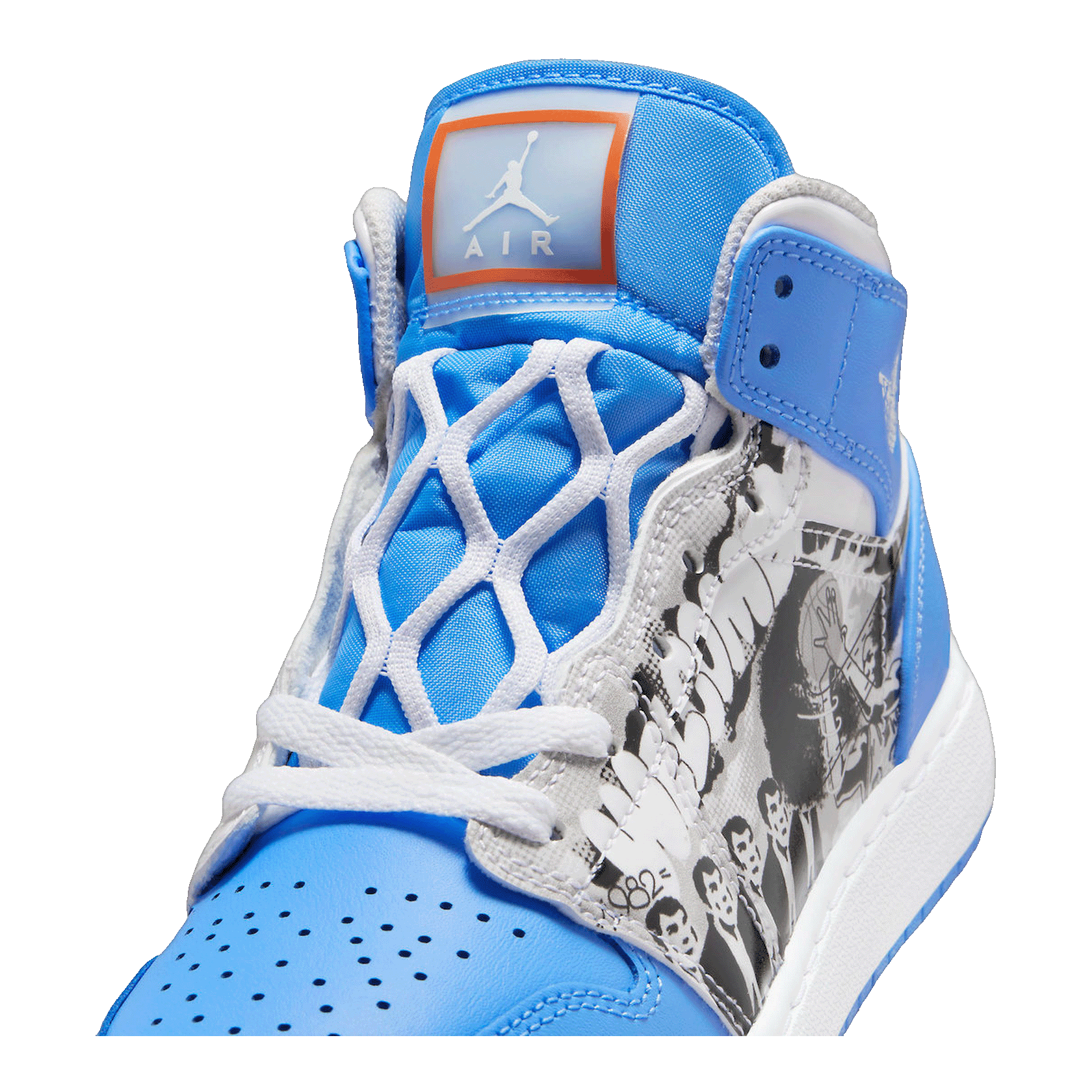 Nike Air Jordan 1 Mid Sneaker School Game Winner (GS) Detail