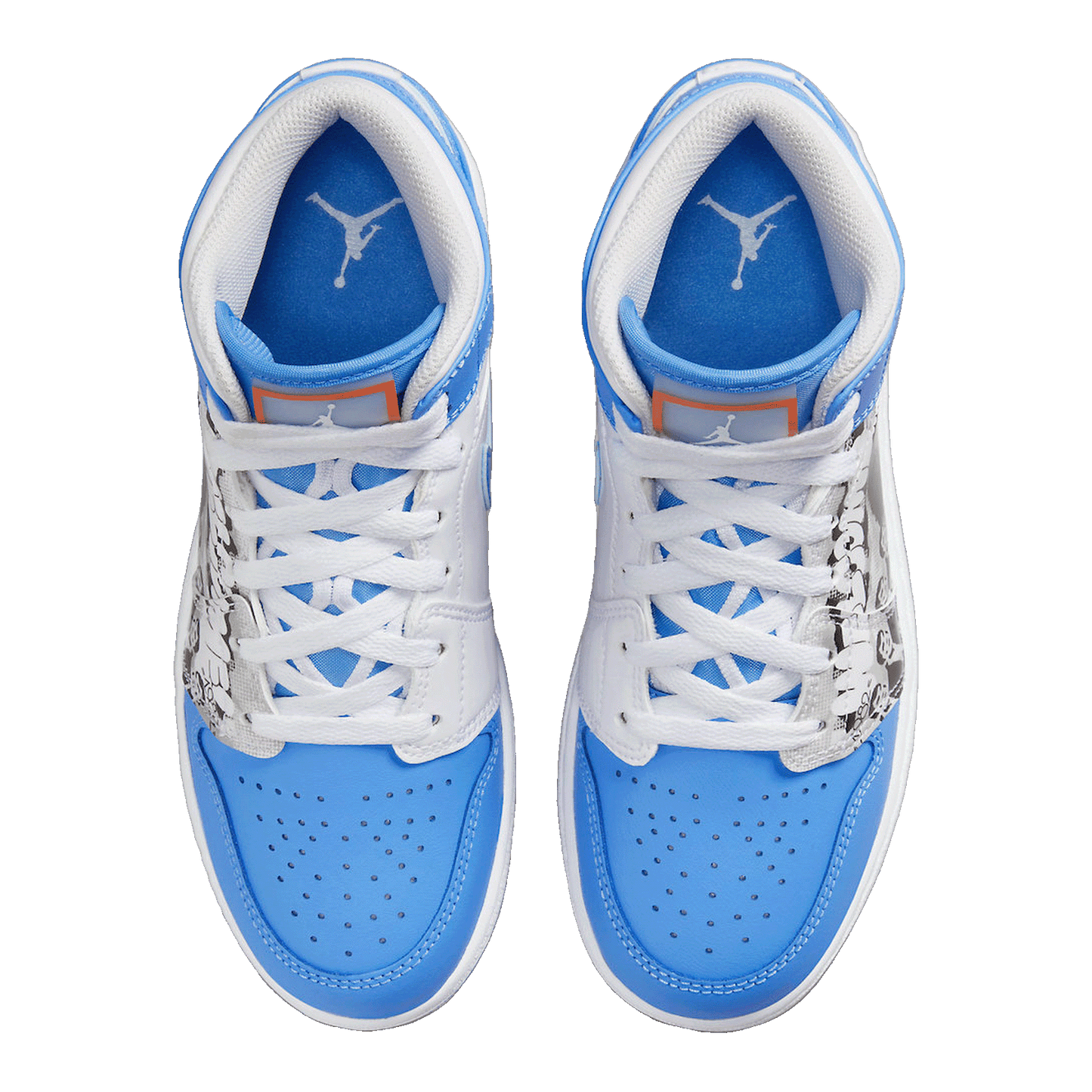 Nike Air Jordan 1 Mid Sneaker School Game Winner (GS) Oben