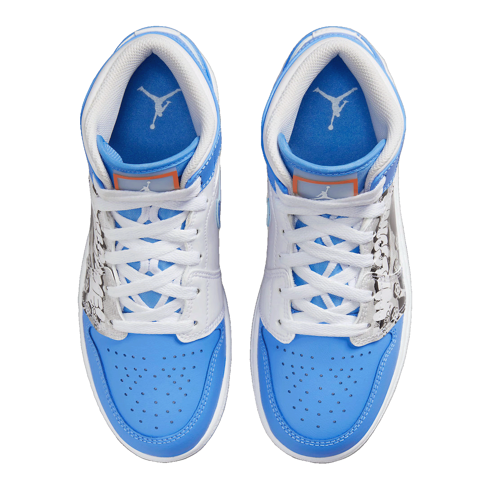 Nike Air Jordan 1 Mid Sneaker School Game Winner (GS) Oben