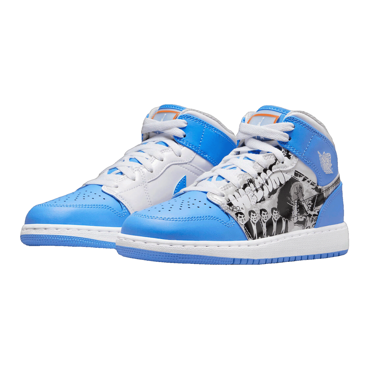 Nike Air Jordan 1 Mid Sneaker School Game Winner (GS) Side