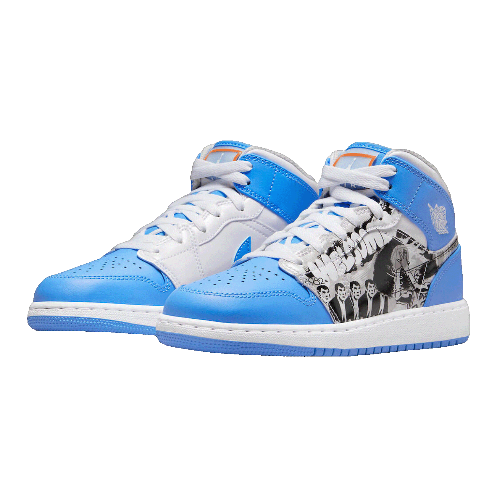 Nike Air Jordan 1 Mid Sneaker School Game Winner (GS) Side