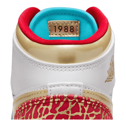 Nike Air Jordan 1 Mid Sneaker School NC to Chicago (GS)