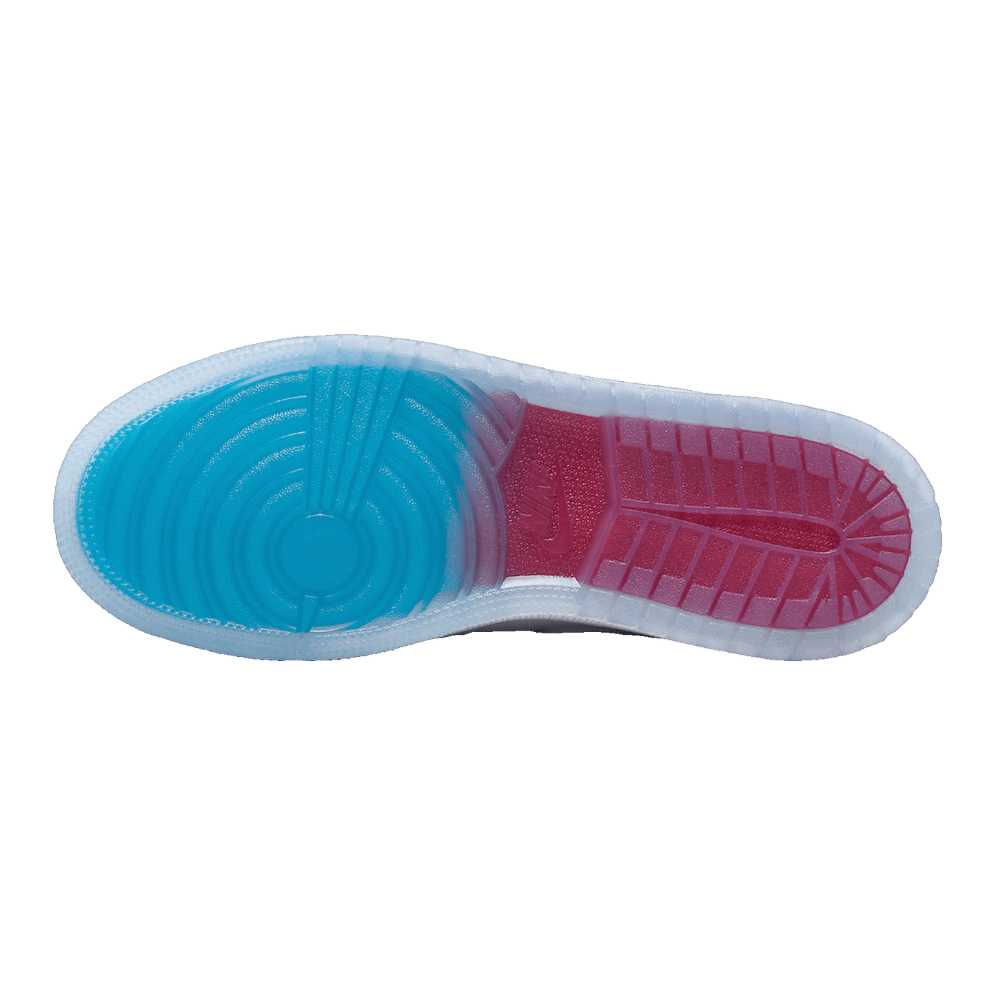 Nike Air Jordan 1 Mid Sneaker School NC to Chicago (GS) Sohle