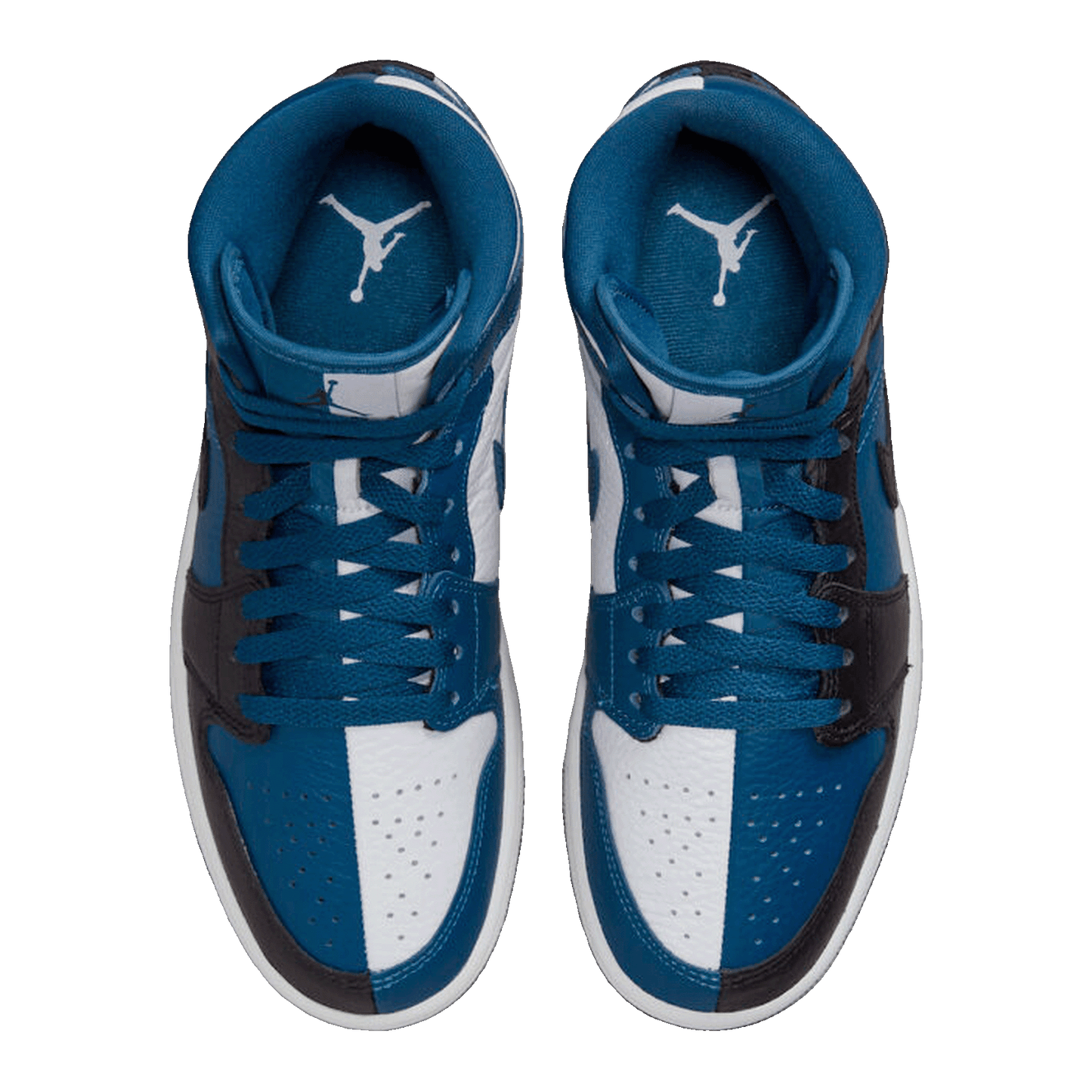 Nike Air Jordan 1 Mid Split French Blue (W) Oben