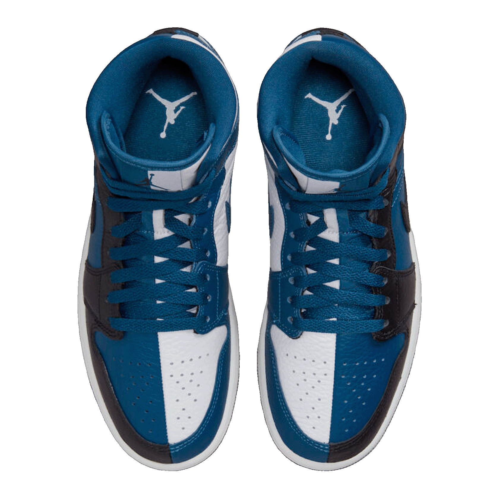 Nike Air Jordan 1 Mid Split French Blue (W) Oben