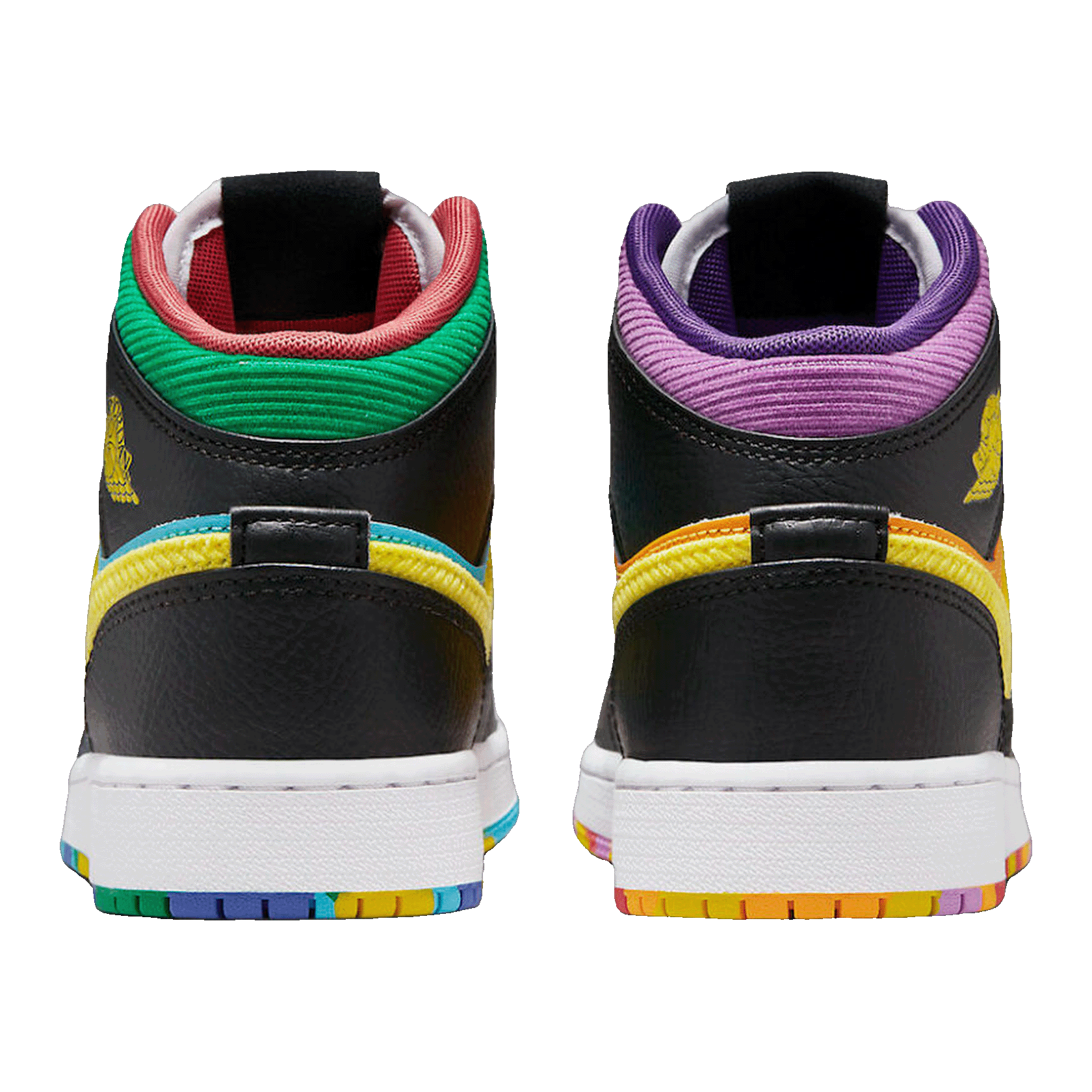 Nike Air Jordan 1 Mid SS Six Championships (GS) Back