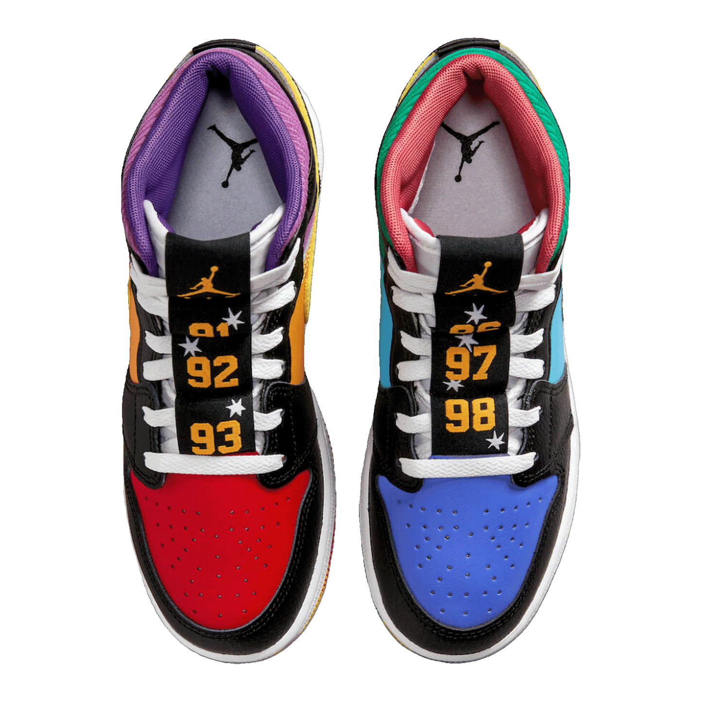 Nike Air Jordan 1 Mid SS Six Championships (GS) Oben