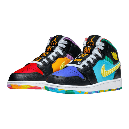 Nike Air Jordan 1 Mid SS Six Championships (GS) Side