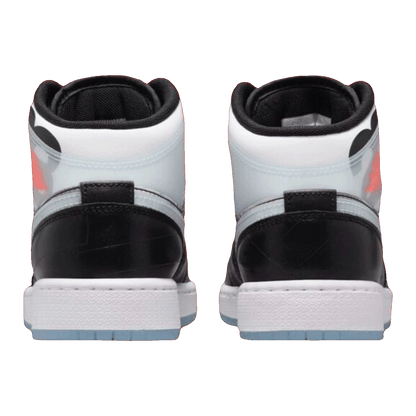 Nike Air Jordan 1 Mid SS X-Ray (GS) Back