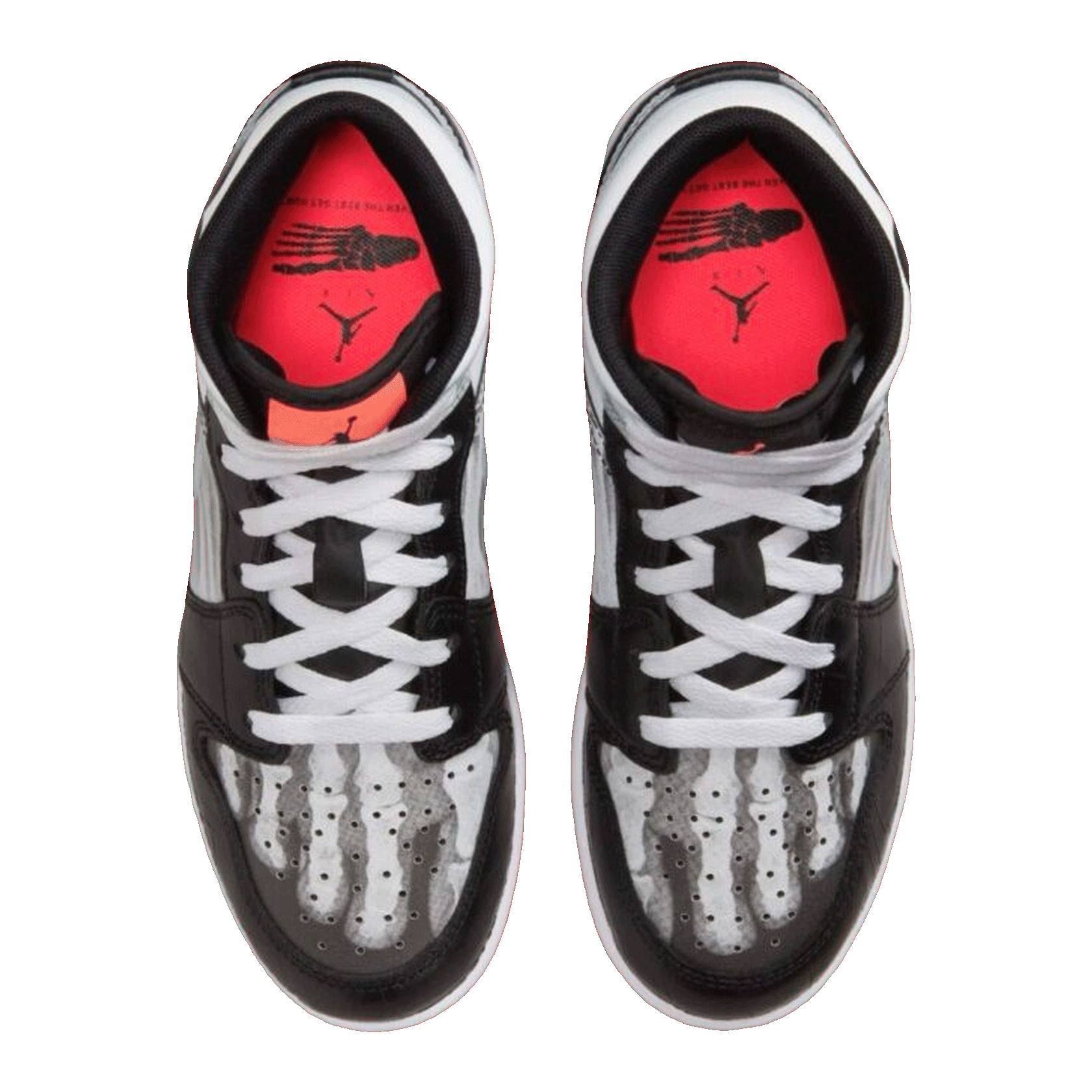 Nike Air Jordan 1 Mid SS X-Ray (GS) Oben