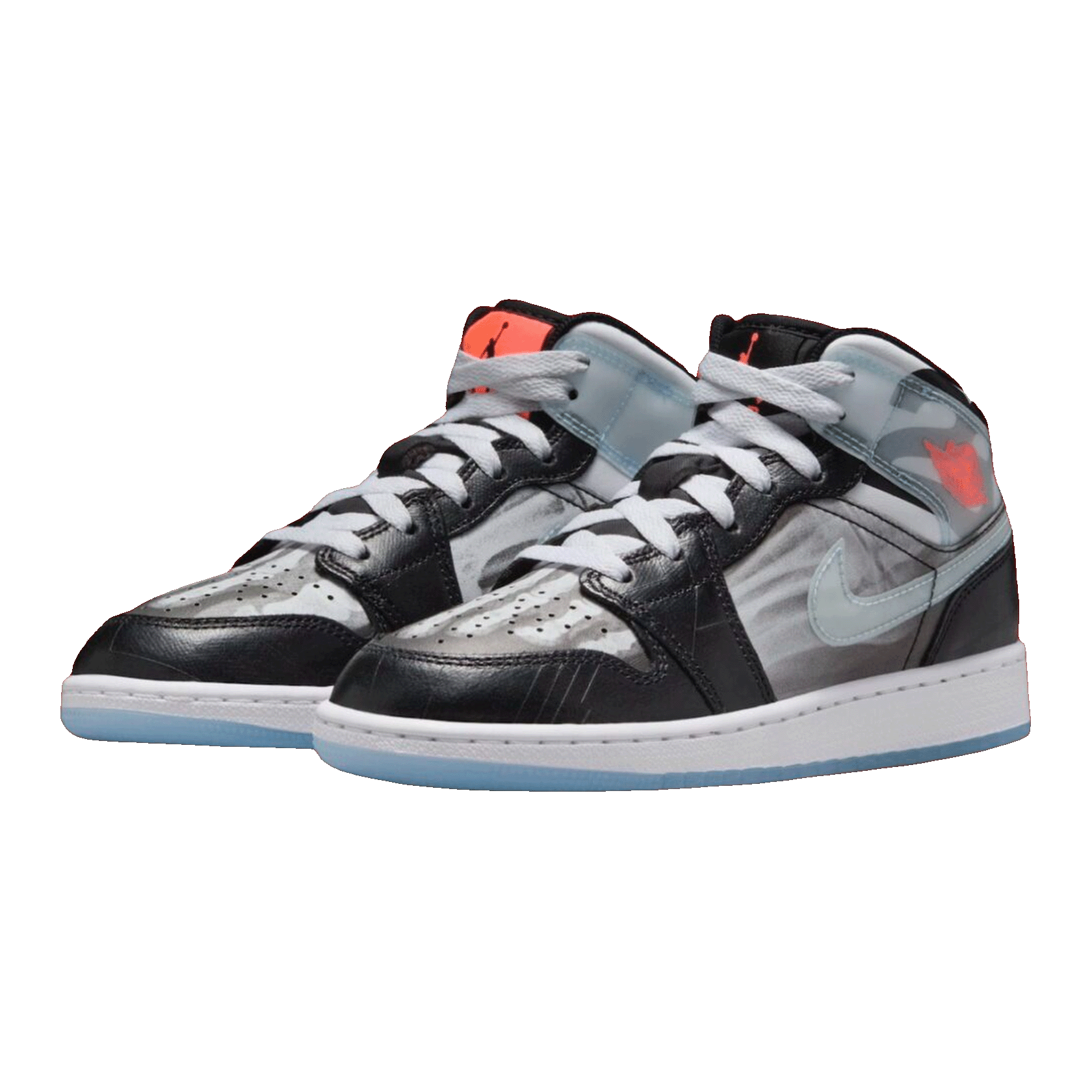 Nike Air Jordan 1 Mid SS X-Ray (GS) Side