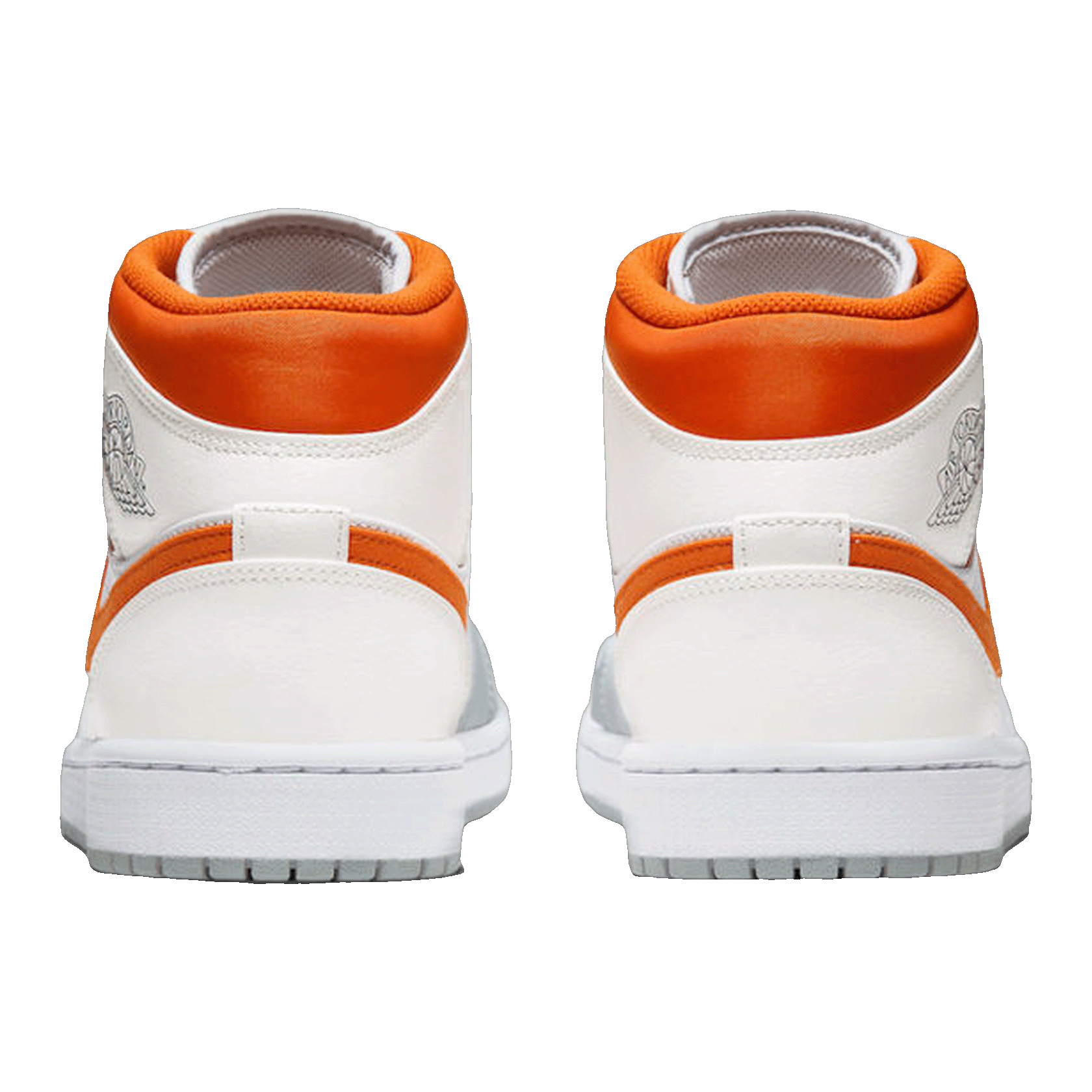 Nike Air Jordan 1 Mid Starfish Pure Platinum Back