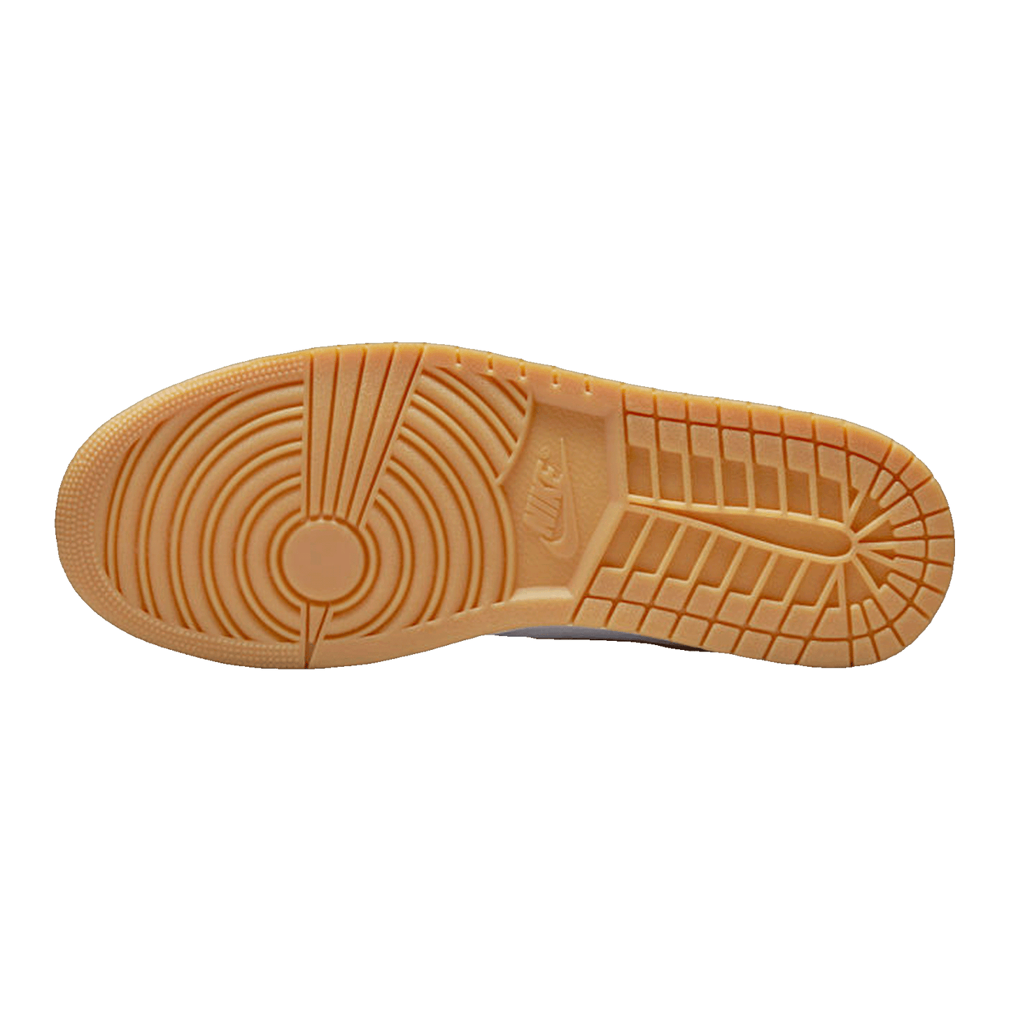 Nike Air Jordan 1 Mid Tan Gum Sohle