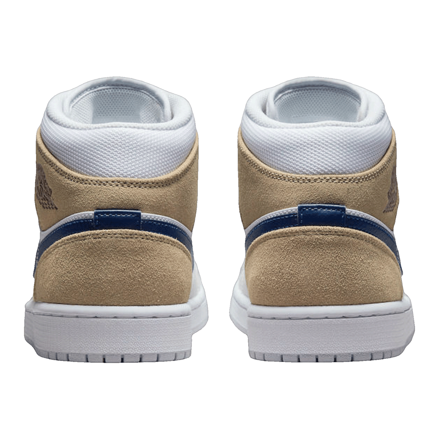 Nike Air Jordan 1 Mid Tan Suede Back