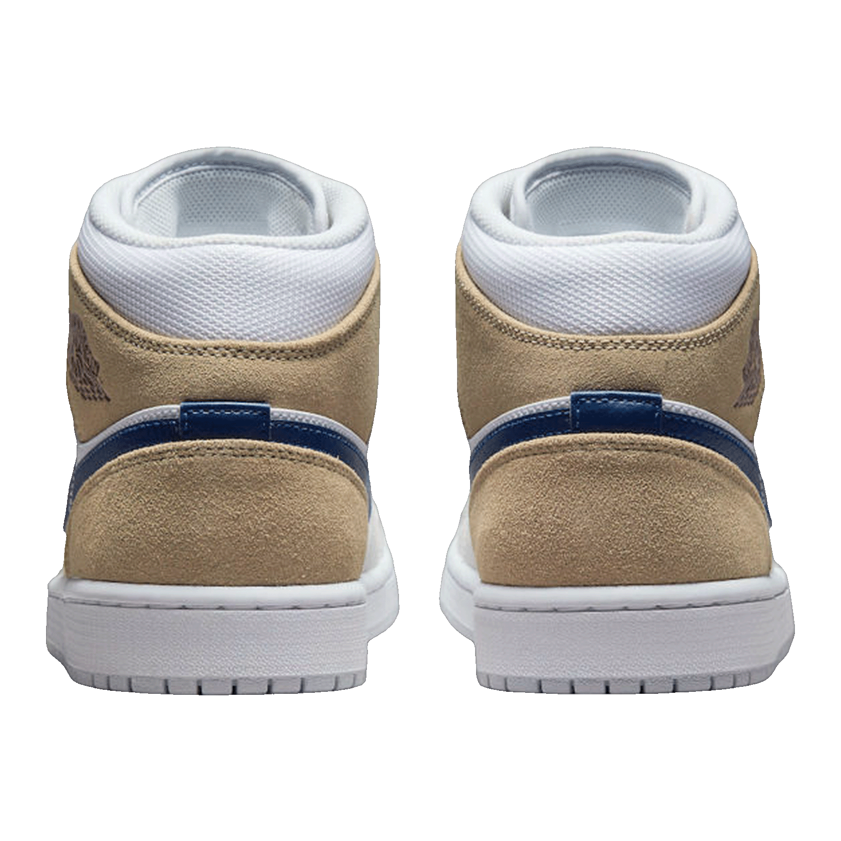 Nike Air Jordan 1 Mid Tan Suede Back