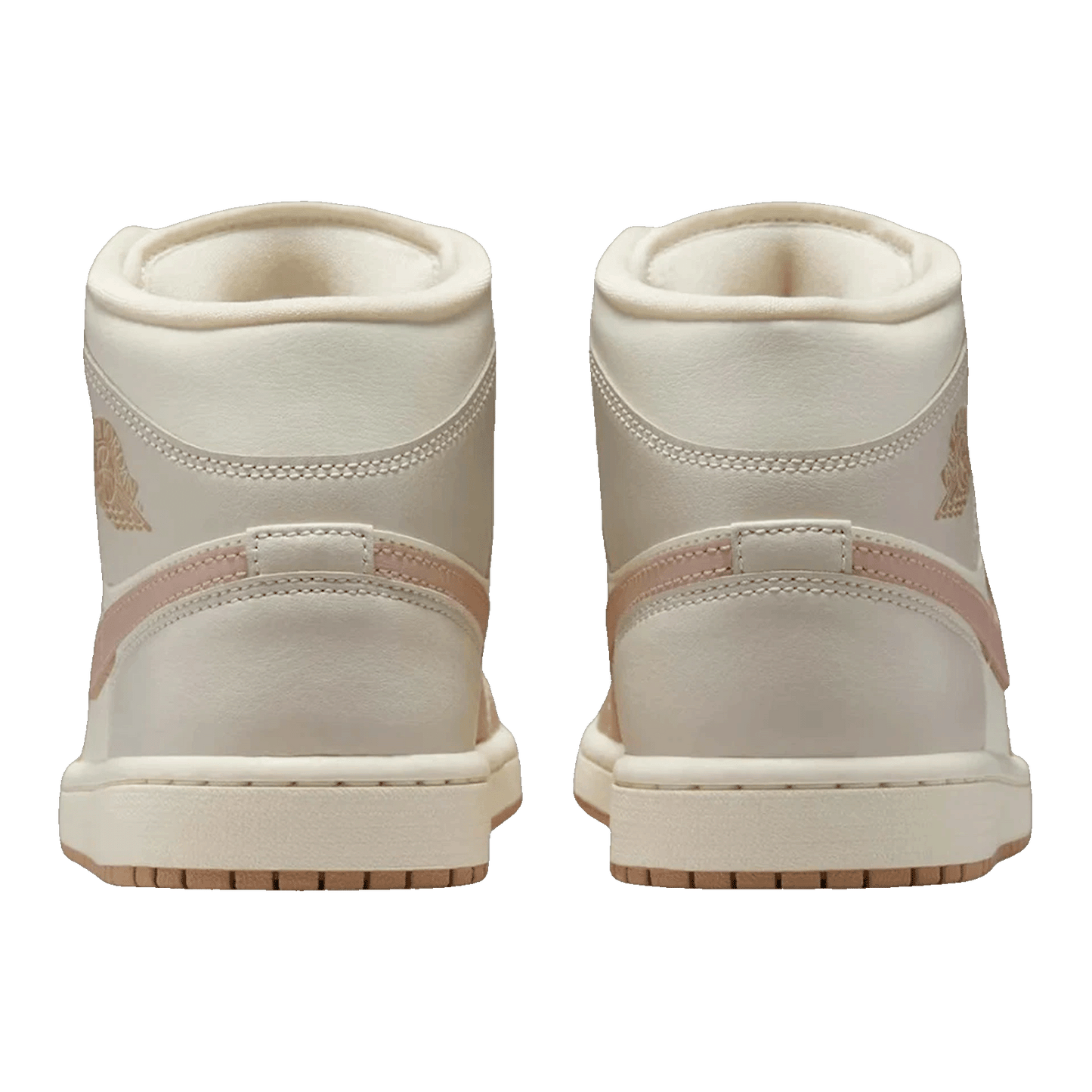 Nike Air Jordan 1 Mid Tan Toe (W) Back