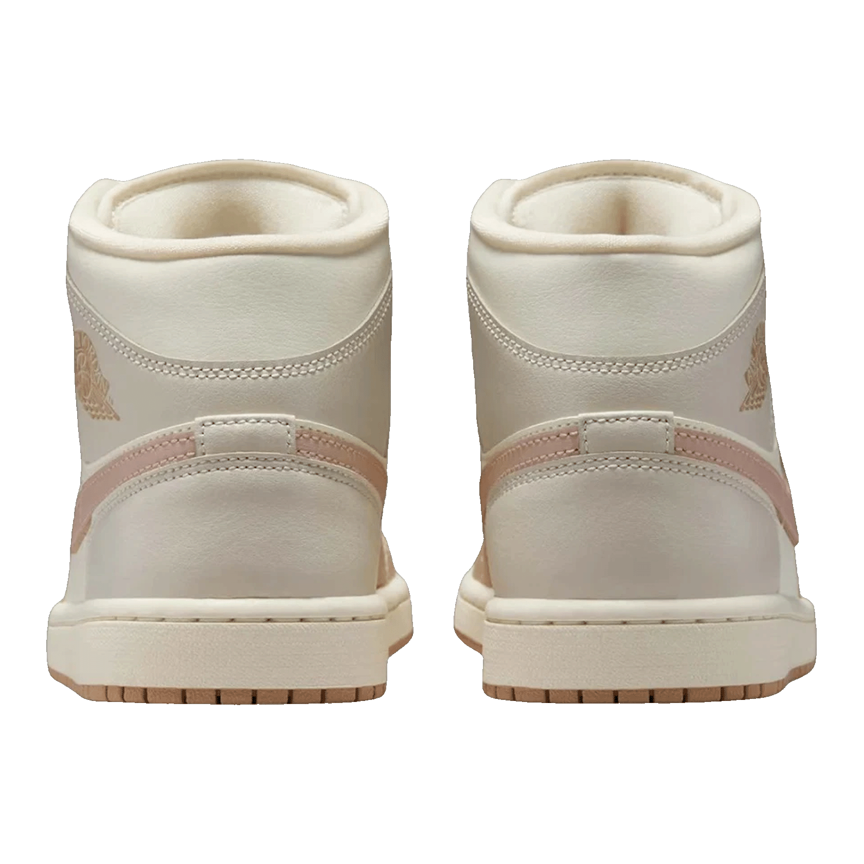 Nike Air Jordan 1 Mid Tan Toe (W) Back