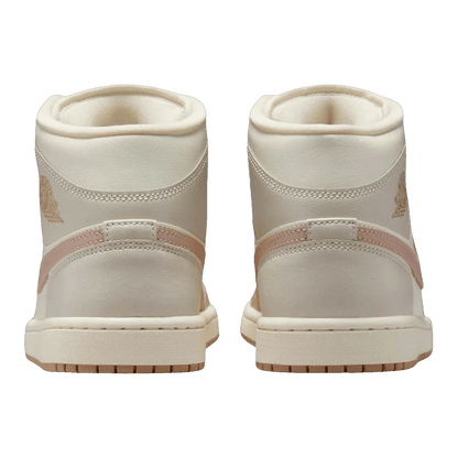 Nike Air Jordan 1 Mid Tan Toe (W) Back