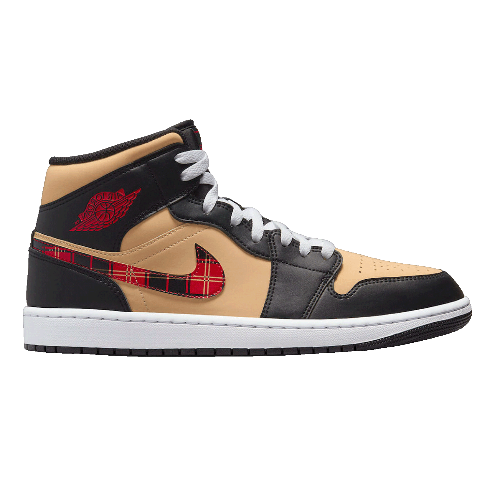 Nike Air Jordan 1 Mid Tartan Swoosh