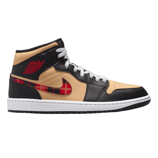 Nike Air Jordan 1 Mid Tartan Swoosh
