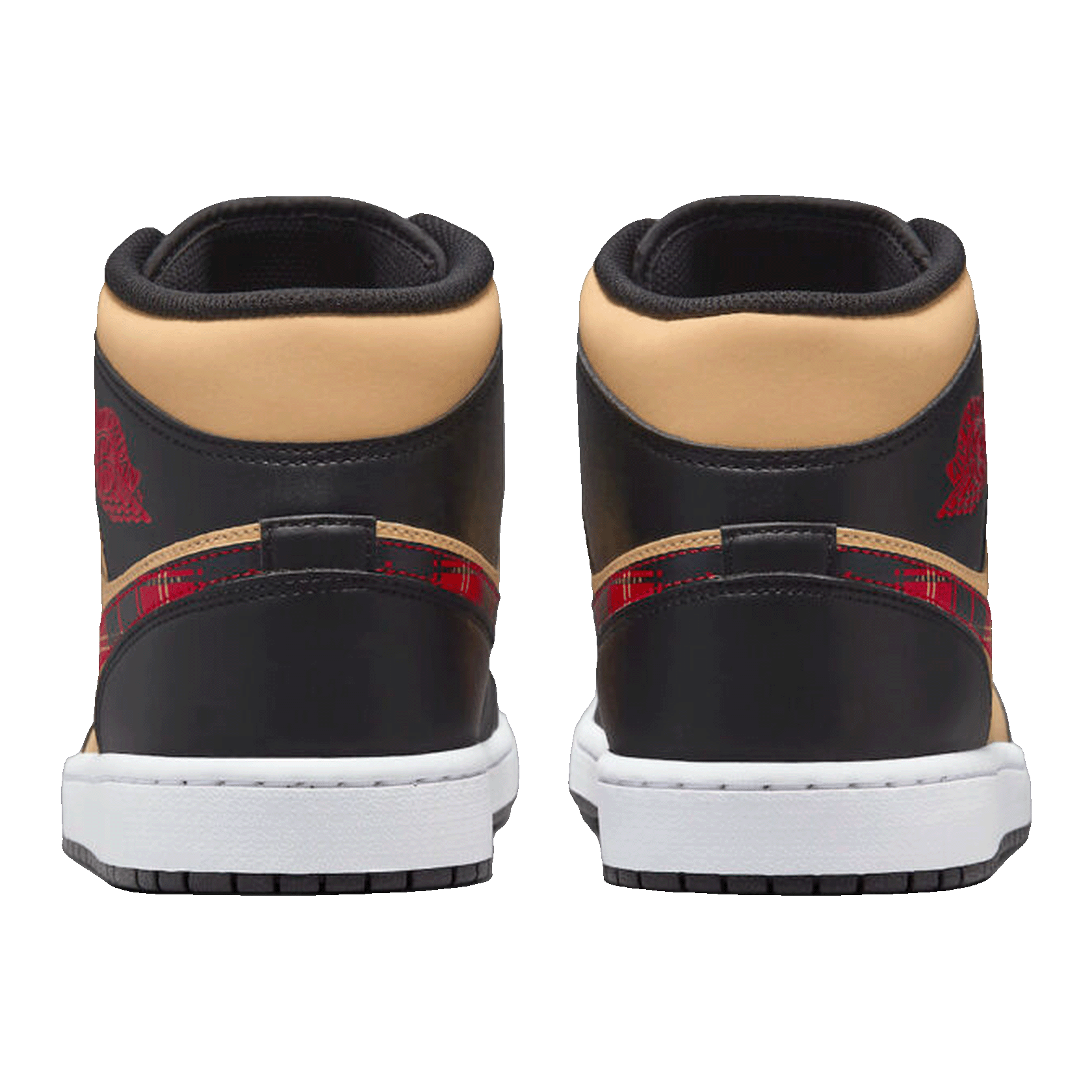 Nike Air Jordan 1 Mid Tartan Swoosh Back