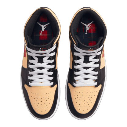 Nike Air Jordan 1 Mid Tartan Swoosh Oben