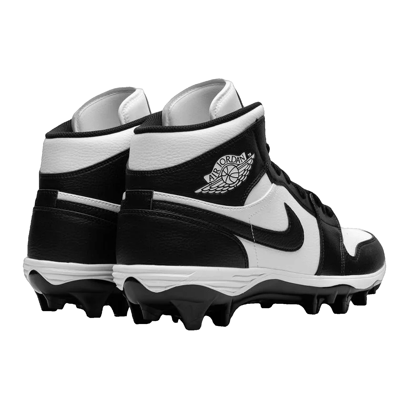 Nike Air Jordan 1 Mid TD Cleat Panda Back