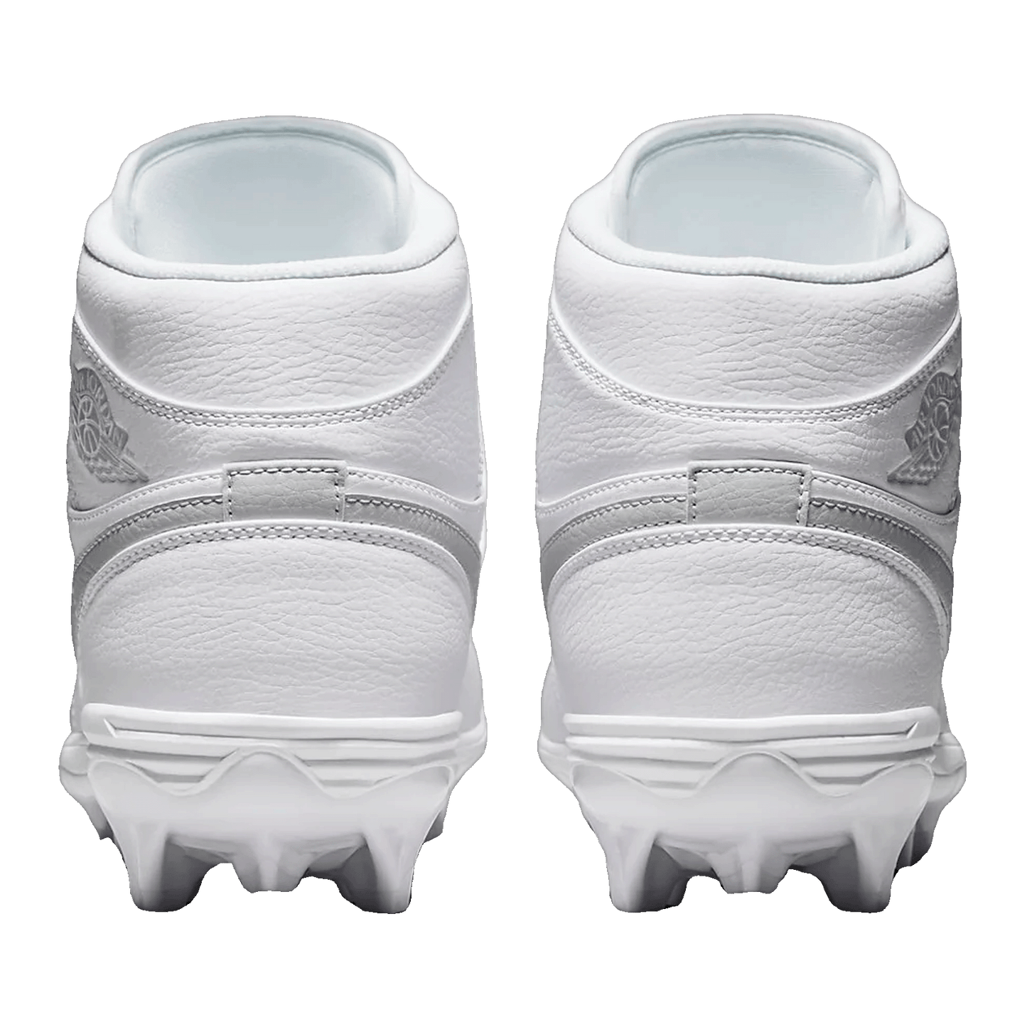 Nike Air Jordan 1 Mid TD Cleat White Grey Fog Back