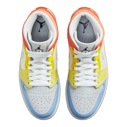 Nike Air Jordan 1 Mid To My First Coach Oben