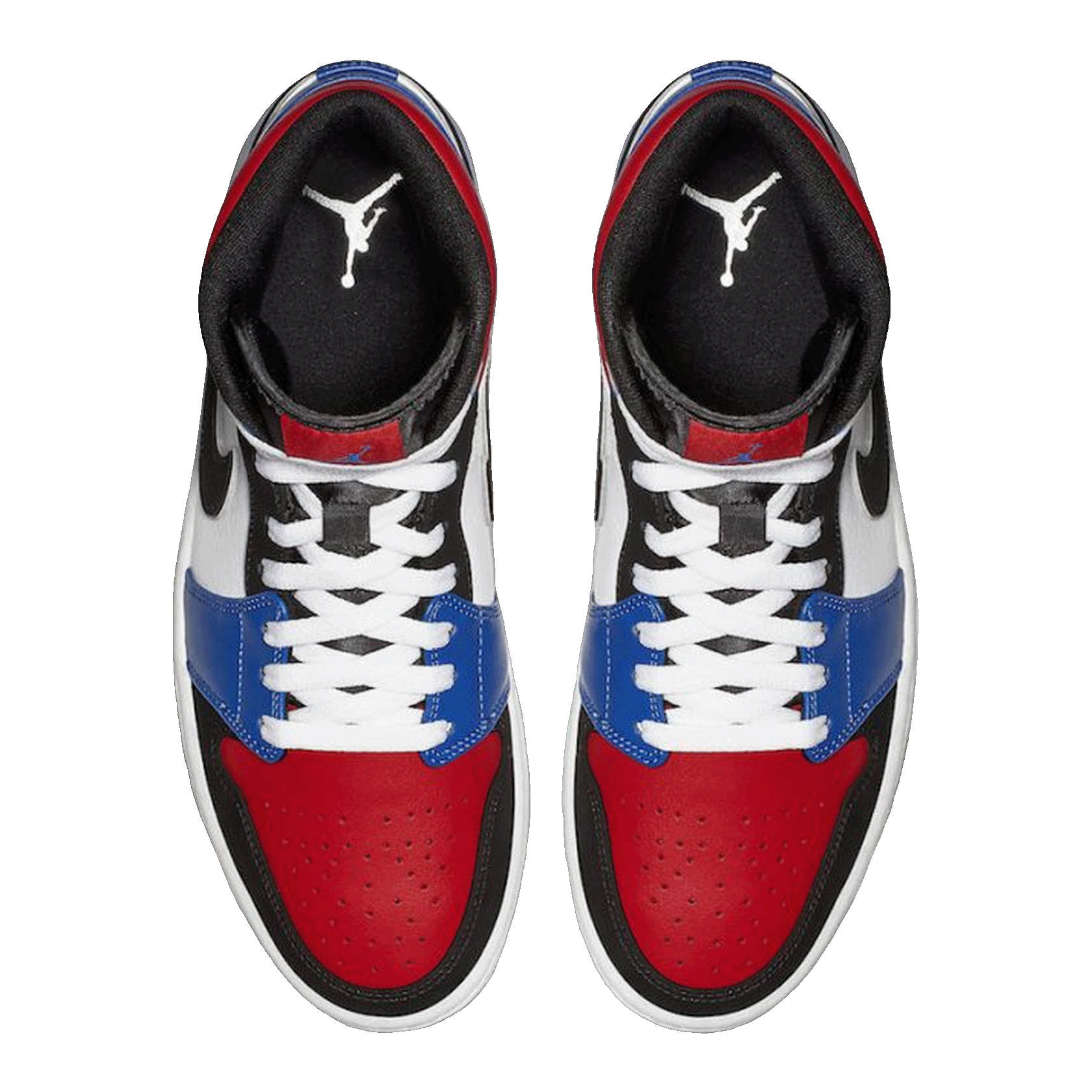 Nike Air Jordan 1 Mid Top 3 Oben