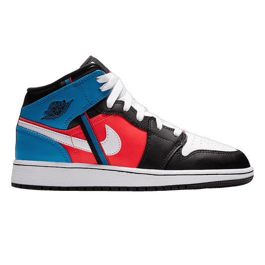Nike Air Jordan 1 Mid Tri Color Ribbons (GS)