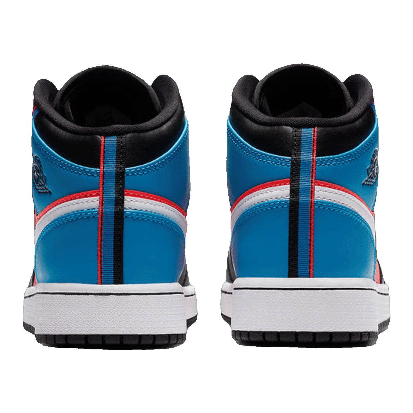Nike Air Jordan 1 Mid Tri Color Ribbons (GS) Back
