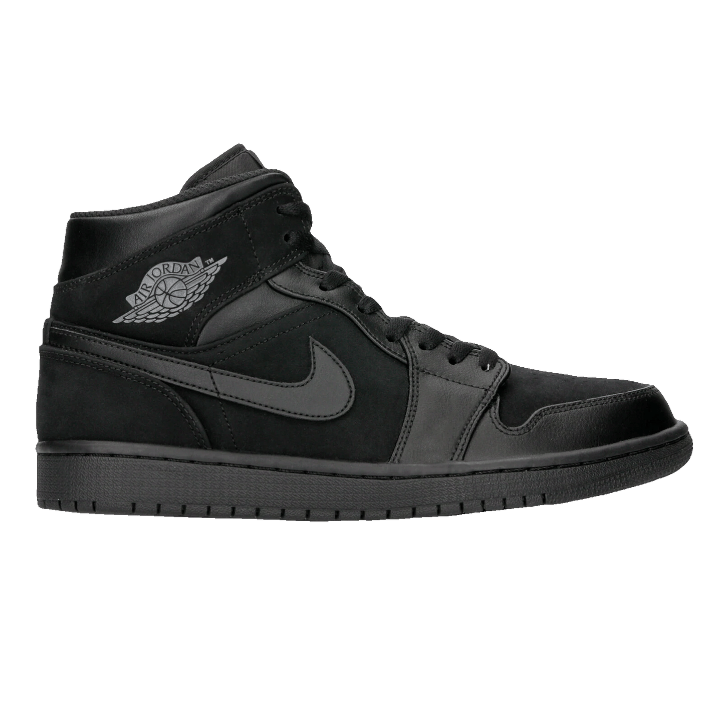 Nike Air Jordan 1 Mid Triple Black (2018)