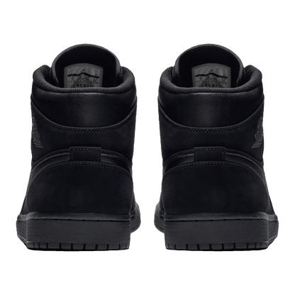 Nike Air Jordan 1 Mid Triple Black (2018) Back