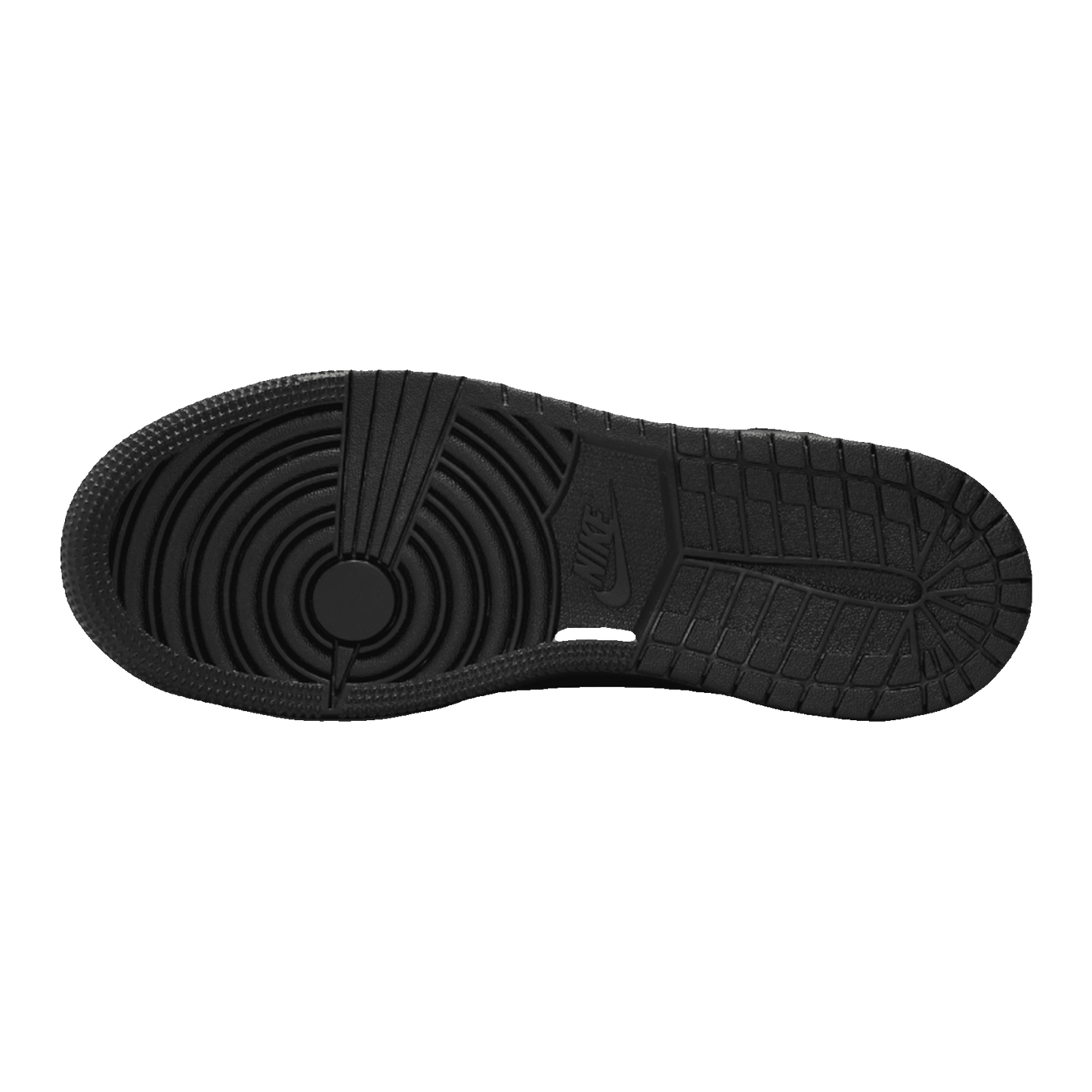 Nike Air Jordan 1 Mid Triple Black (GS) Sohle