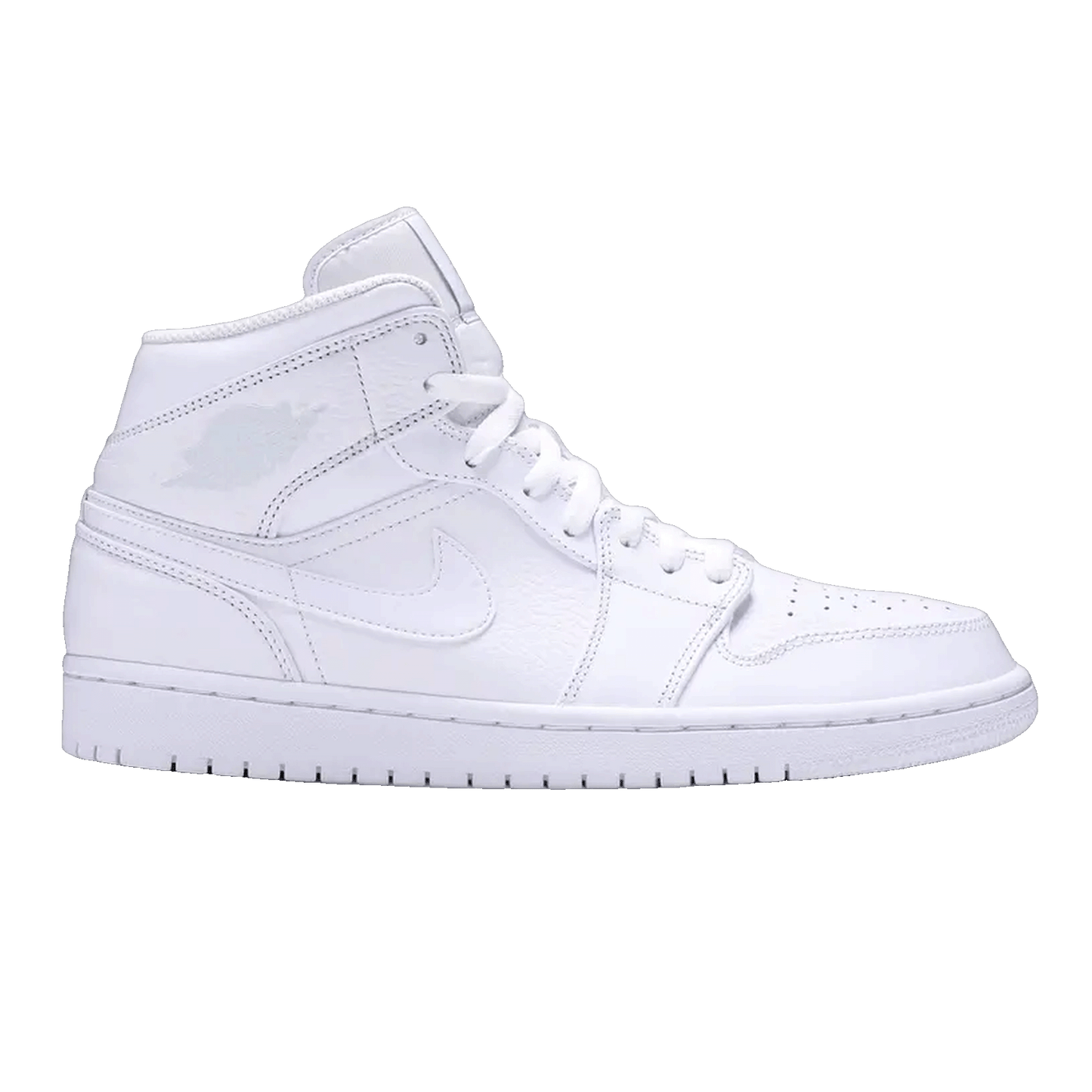 Nike Air Jordan 1 Mid Triple White (2018)
