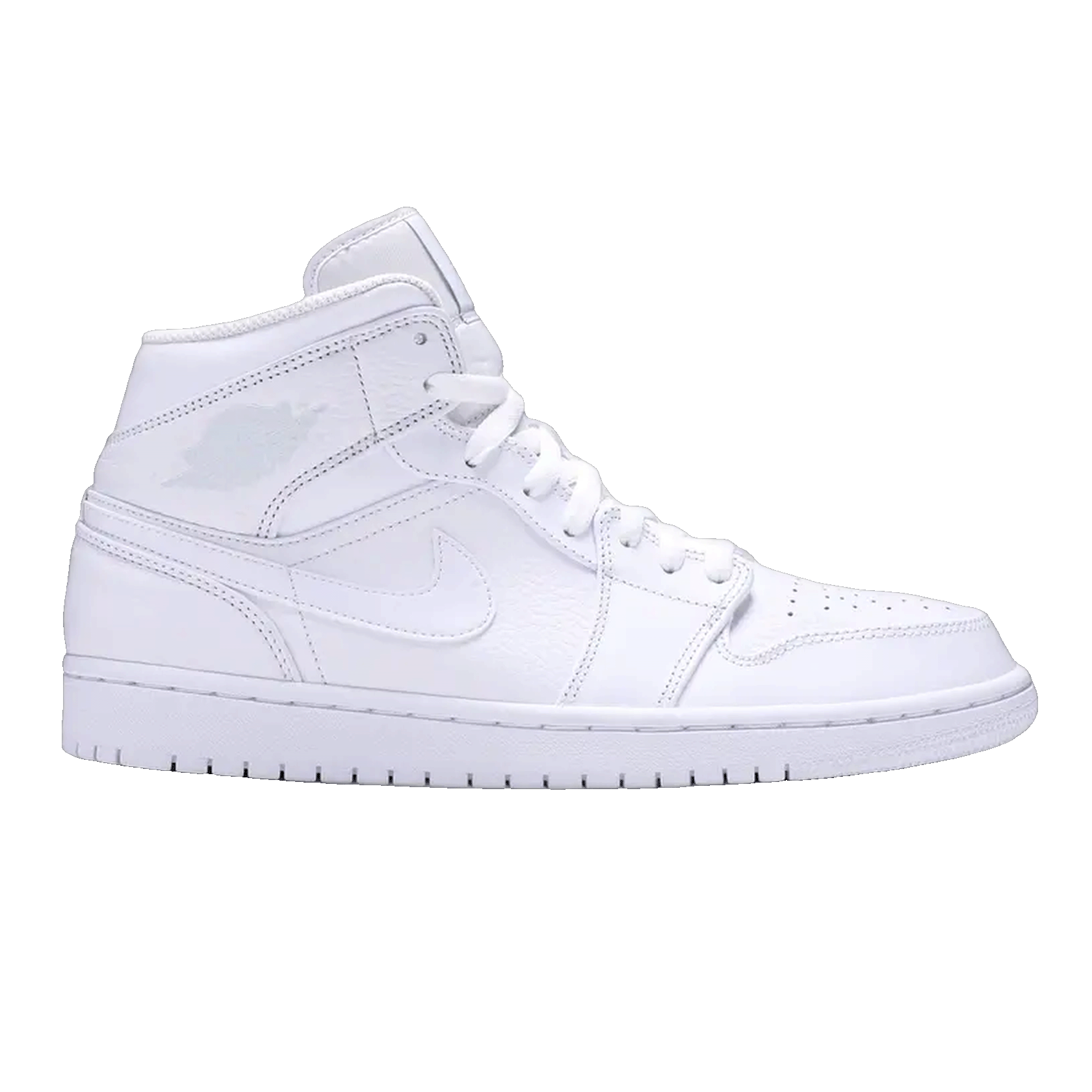 Nike Air Jordan 1 Mid Triple White (2018)