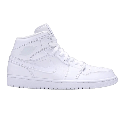 Nike Air Jordan 1 Mid Triple White (2018)