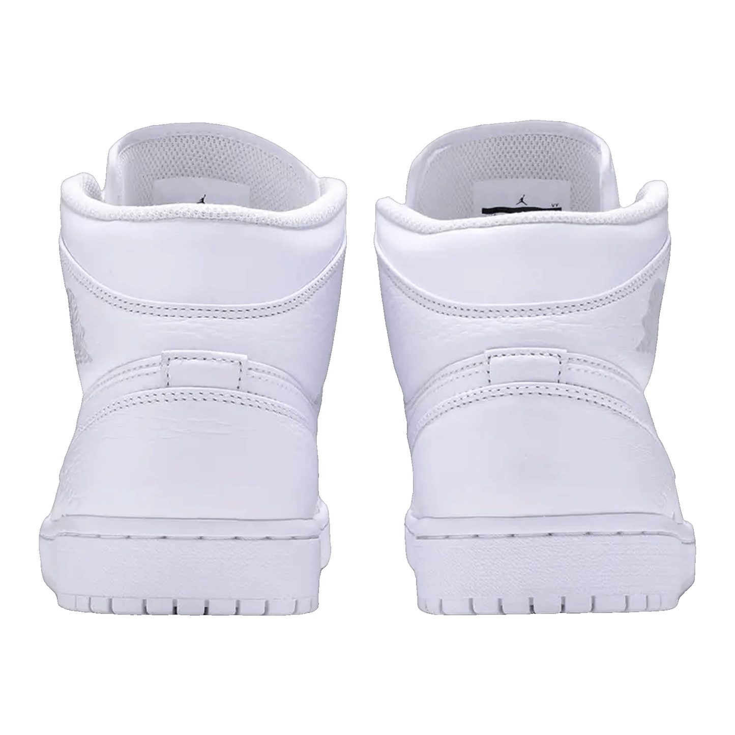 Nike Air Jordan 1 Mid Triple White (2018) Back